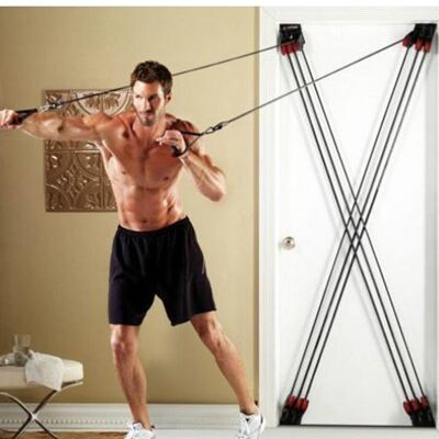 Rally Rope Rundum Rally Fitness Fitness Resistance Rope Pull Training Band an der Tür