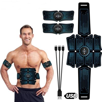 Patch abdominal de ceinture de fitness à domicile rechargeable