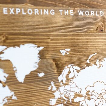 Boîte carte du monde en bois 6