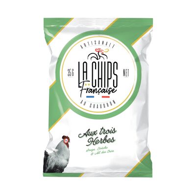 Die französischen Chips - Mit 3 Kräutern - 35g