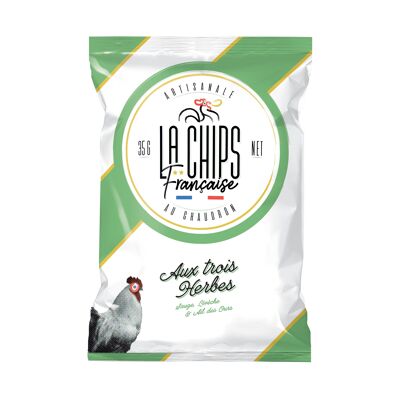 The French Crisps - With 3 Herbs - 35g