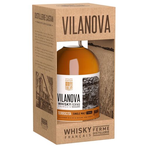 Terrocita Whisky Single Malt Tourbé VILANOVA- 700ml - 46%