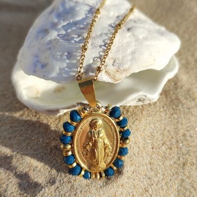 Collana Madonna Rossa e Oro