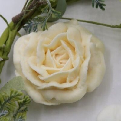 fondant Rose crème