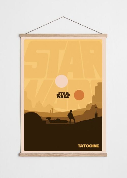 Affiche Fan-art Star Wars Tatooine