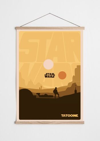 Affiche Fan-art Star Wars Tatooine