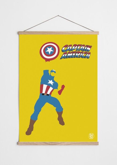 Affiche Fan-art Captain America
