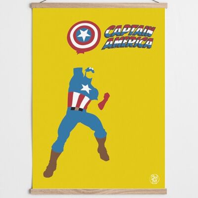 Affiche Fan-art Captain America