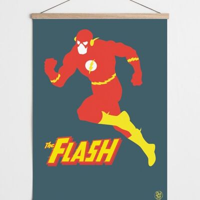 Manifesto di fan art in flash