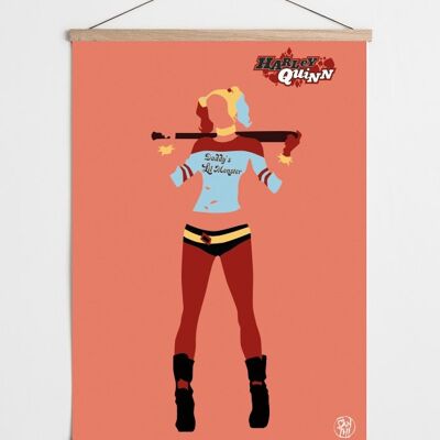 Harley Quinn fan art poster
