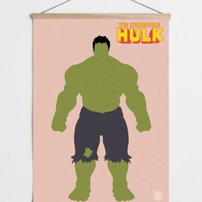 Manifesto artistico dei fan di Hulk