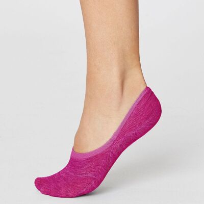 No Show Socks - Magenta Pink