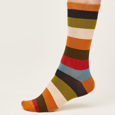 Geometric Socks - Amber Yellow