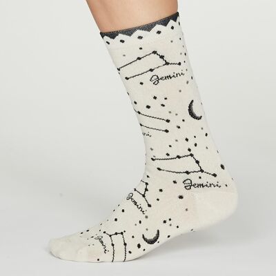 Gemini Zodiac Bamboo Organic Cotton Horoscope Star Sign Socks