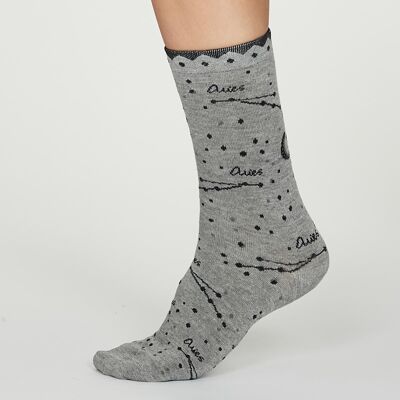 Aries Zodiac Bamboo Organic Cotton Horoscope Star Sign Socks