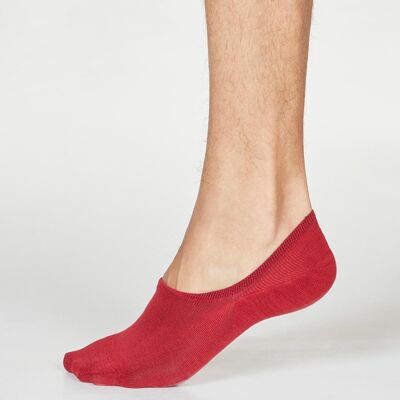 NO SHOW SOCKS - PILLARBOX RED