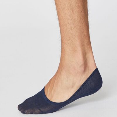 No Show Men's Invisible Socks - Navy