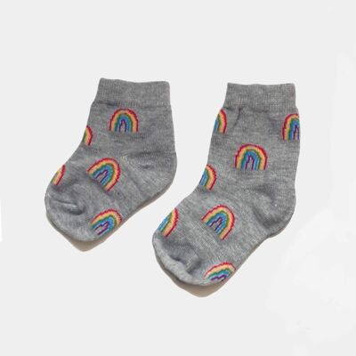 Baby & Me Organic Cotton Rainbow Socks