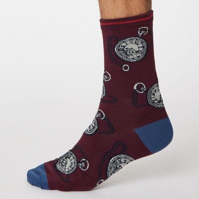 Momento Socks - Wine Red