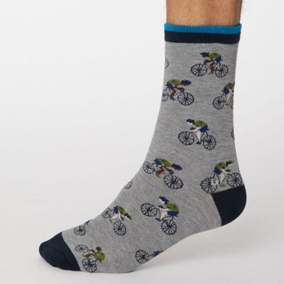 Garra De Bici Socks - Mid Grey Marle
