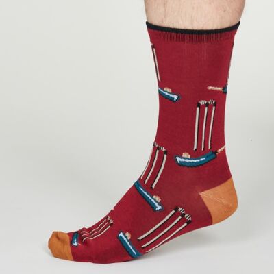 Perry Socks - Cranberry