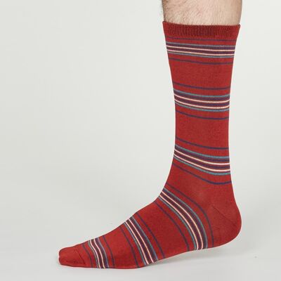 NICOLSON SOCKS - SPICED ORANGE