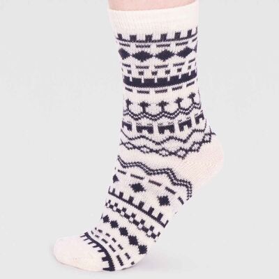 Archa Wool Sock - Stone White