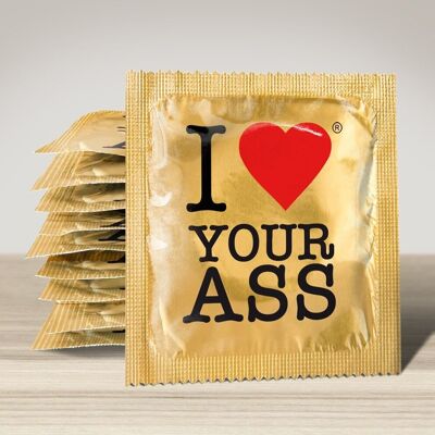 Kondom: Ich liebe deinen Arsch