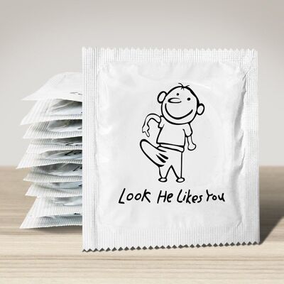 Condom: Look He Likes You