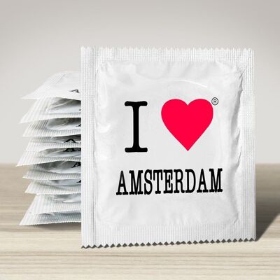 Kondom: Ich liebe Amsterdam