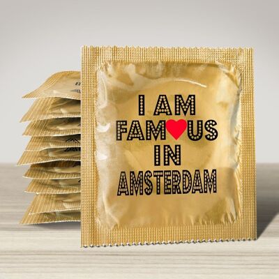Condón: soy famoso en amsterdam