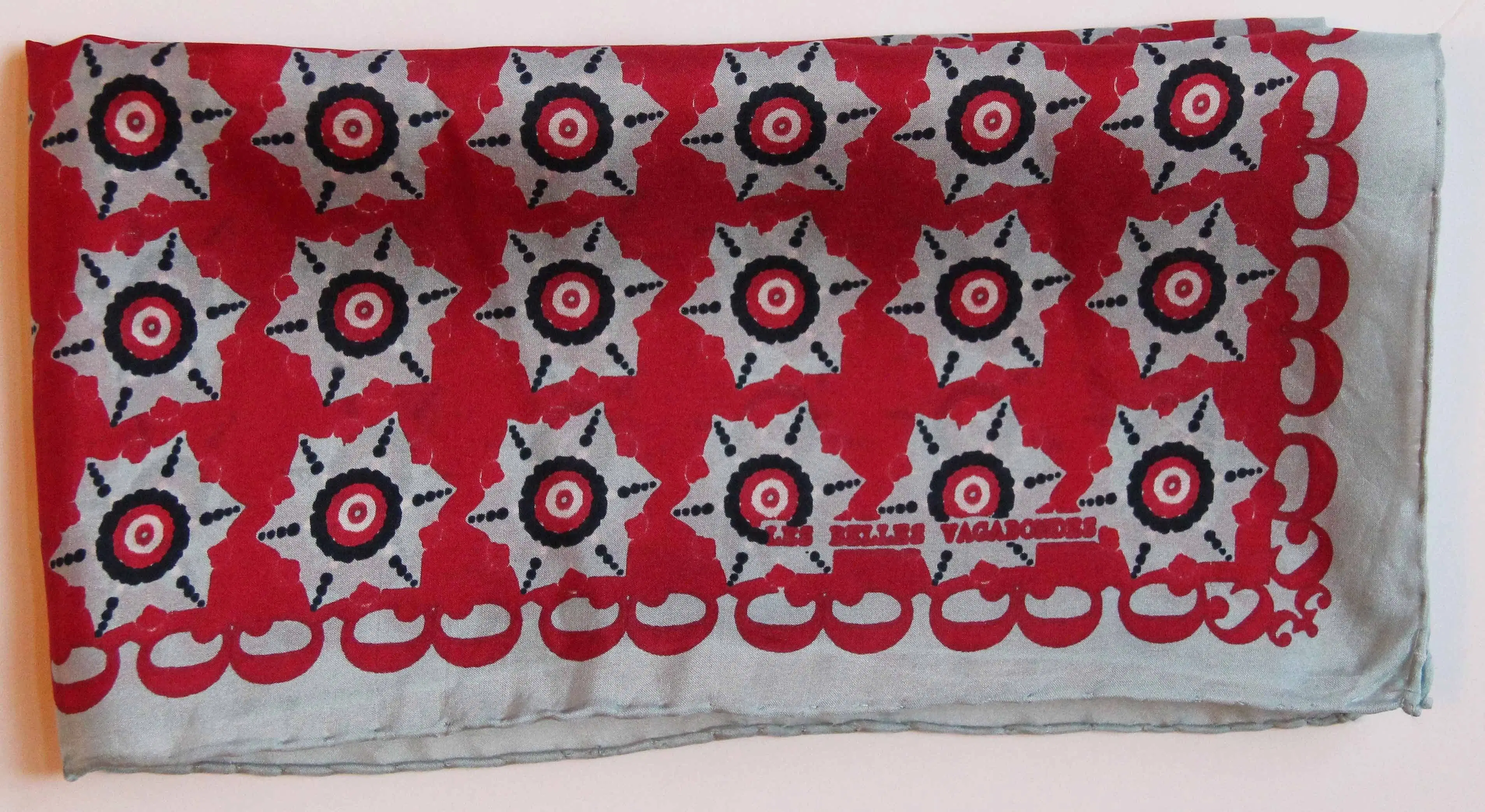 Buy wholesale Mini Silk Scarf Daisy rouge red