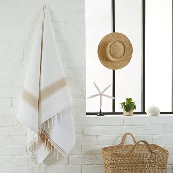 Fouta Eponge Cyclades - Serviette de bain 6