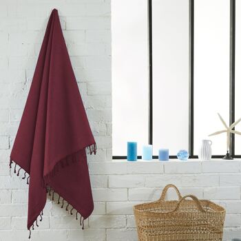 Fouta Eponge Unie - Serviette de bain 28