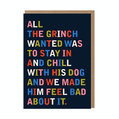Cartolina di Natale Grinch