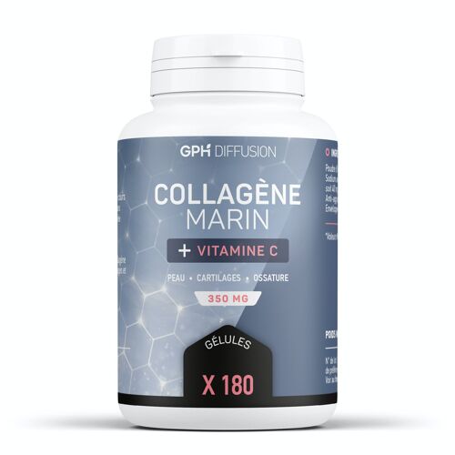 Collagène marin + Vitamine C - 180 gélules