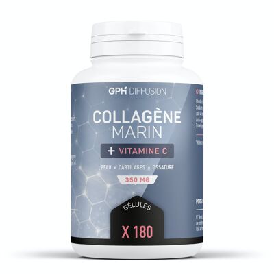 Marine collagen + Vitamin C - 180 capsules