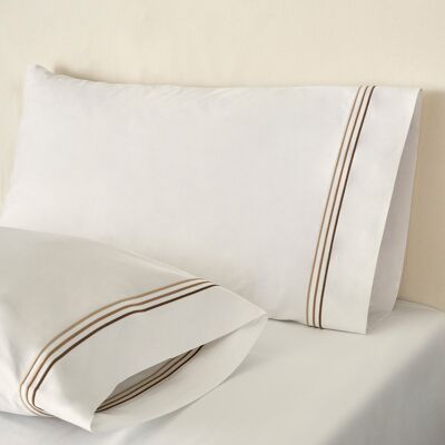 Fundas de Almohada Autograph Beige