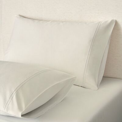 White Chamonix Pillowcases