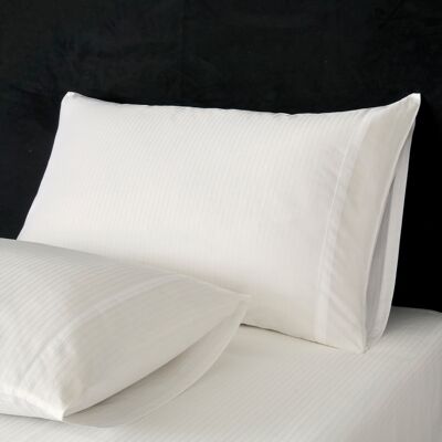 White Luxor Pillowcases