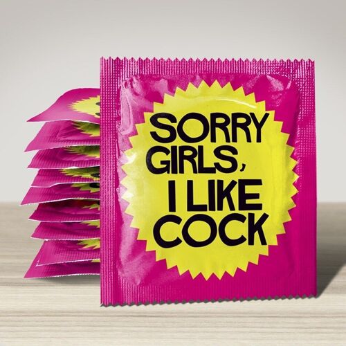 Préservatif: Sorry Girls I Like Cock