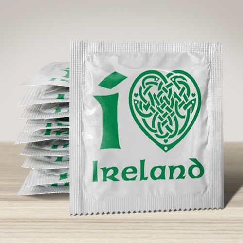 Préservatif: I Love Ireland Celtic. Heart