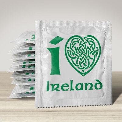 Condón: I Love Ireland Celtic. Corazón
