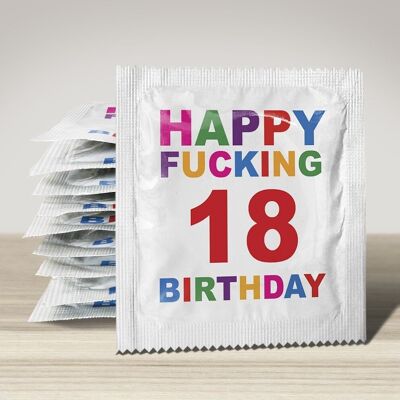 Condón: feliz cumpleaños 18