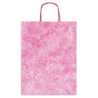 Fuchsia Mosaic gift wrapping bag (large)