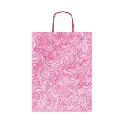 Fuchsia Mosaic gift wrapping bag (medium)
