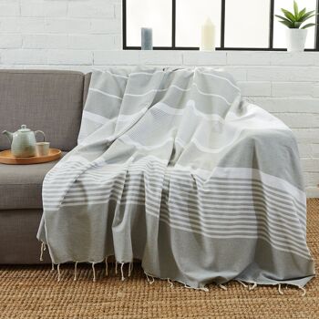 Fouta XXL Arthur en coton recyclé - 200x300 cm 2