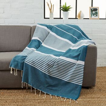 Fouta XXL Arthur en coton recyclé - 200x300 cm 10