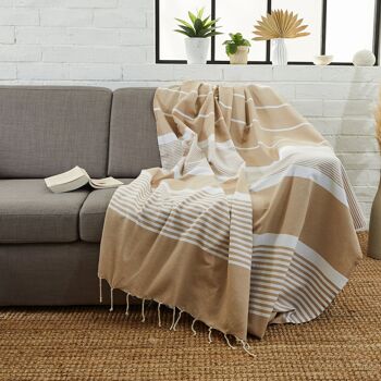 Fouta XXL Arthur en coton recyclé - 200x300 cm 13