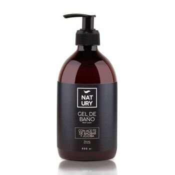 Gel De Bain A L'huile De Baobab Et De Jojoba Natury 500 ML 1